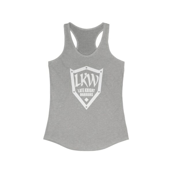 Late Knight Warrior Logo: Women's Ideal Racerback Tank - Image 9