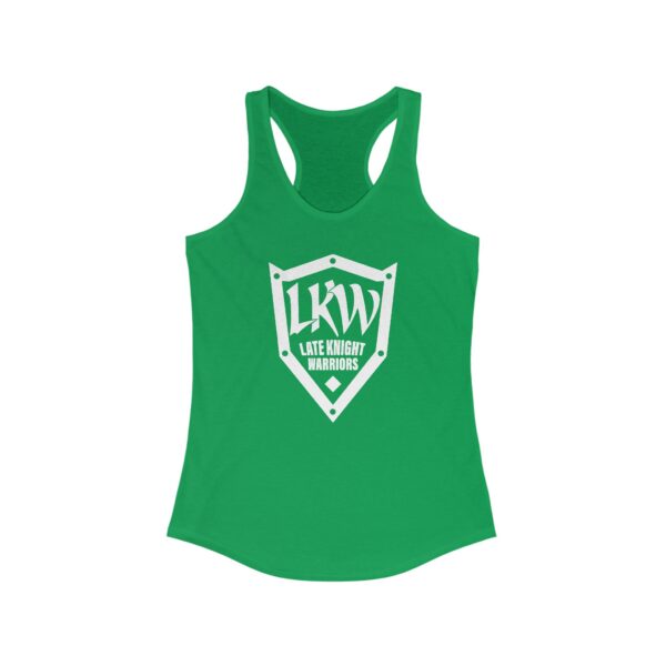 Late Knight Warrior Logo: Women's Ideal Racerback Tank