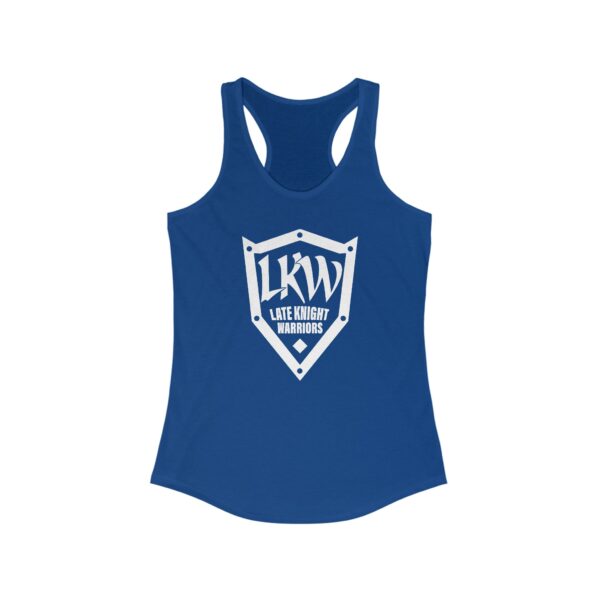 Late Knight Warrior Logo: Women's Ideal Racerback Tank - Image 19