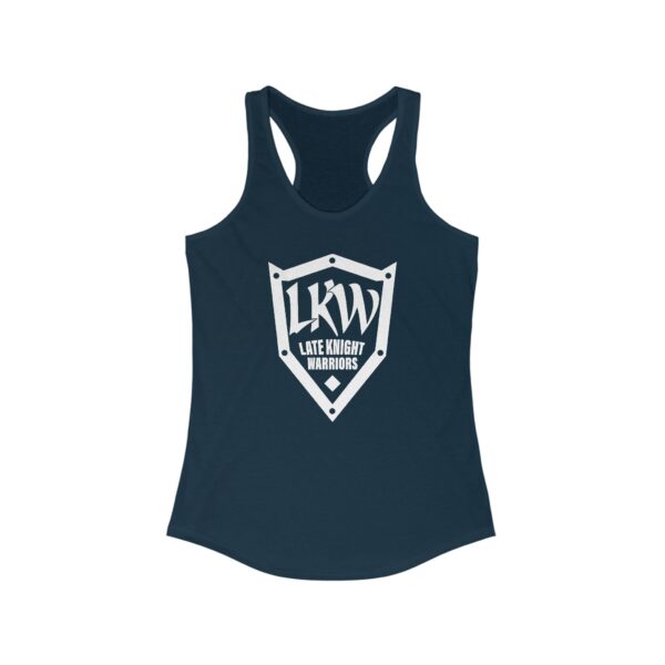 Late Knight Warrior Logo: Women's Ideal Racerback Tank - Image 21