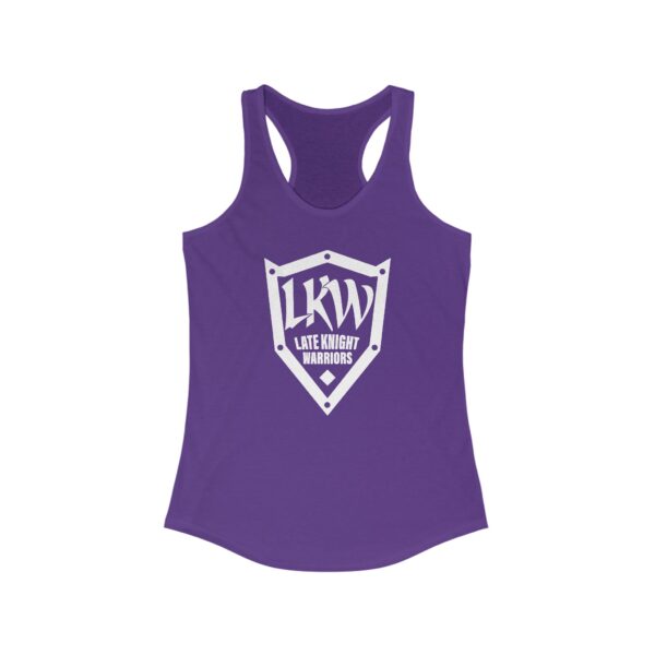 Late Knight Warrior Logo: Women's Ideal Racerback Tank - Image 25