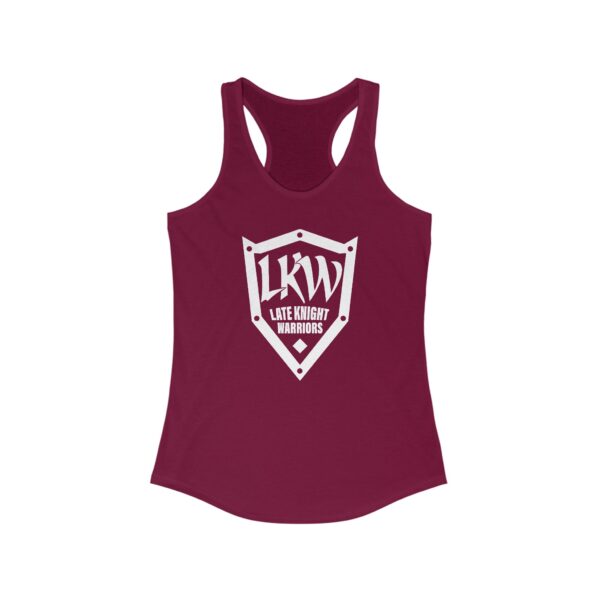 Late Knight Warrior Logo: Women's Ideal Racerback Tank - Image 29