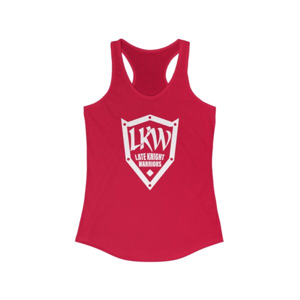 Late Knight Warrior Logo: Women's Ideal Racerback Tank - Image 31