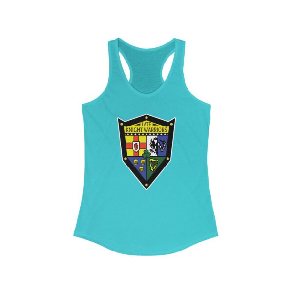 Late Knight Warrior OG Crest: Women's Ideal Racerback Tank - Image 17