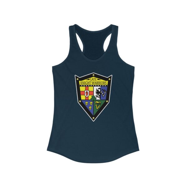 Late Knight Warrior OG Crest: Women's Ideal Racerback Tank - Image 23