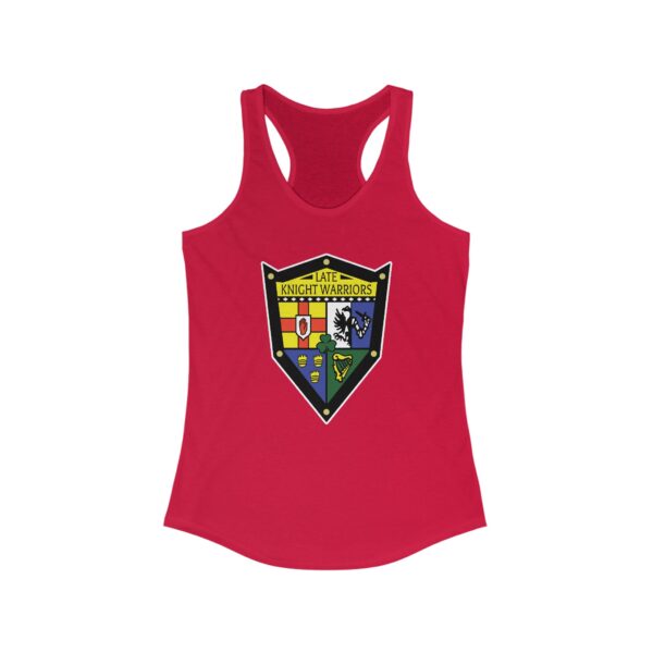Late Knight Warrior OG Crest: Women's Ideal Racerback Tank - Image 33
