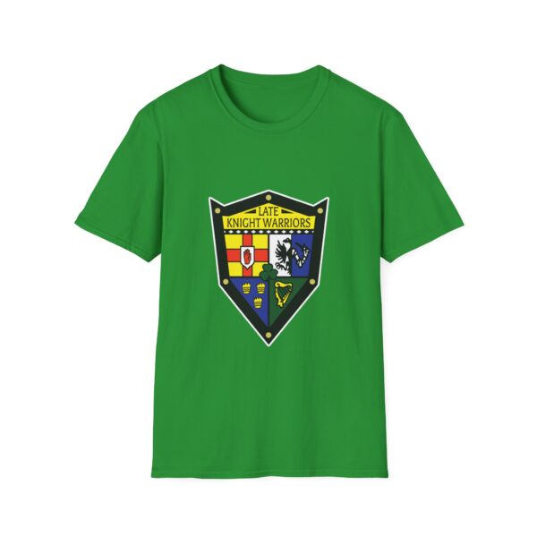 Late Knight Warrior OG Crest: Unisex Softstyle T-Shirt - Image 17