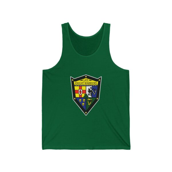 Late Knight Warrior OG Crest: Unisex Jersey Tank