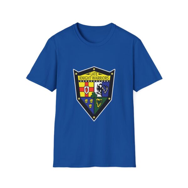 Late Knight Warrior OG Crest: Unisex Softstyle T-Shirt - Image 29