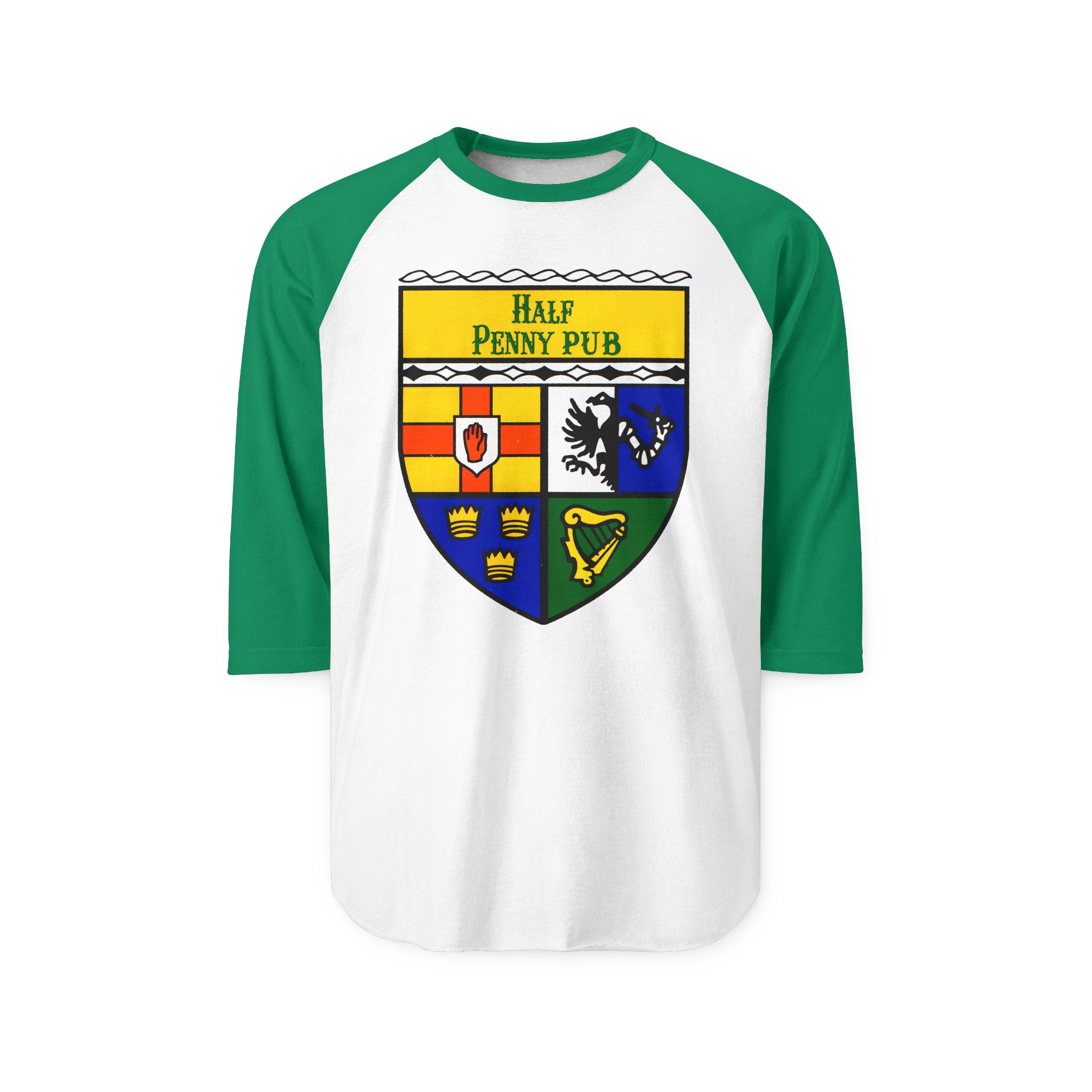 Unisex Three-Quarter Sleeve Raglan Shirt