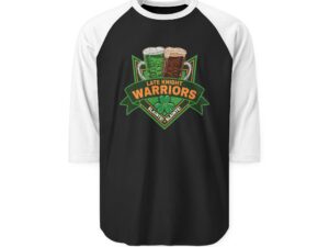 Unisex Three-Quarter Sleeve Raglan Shirt