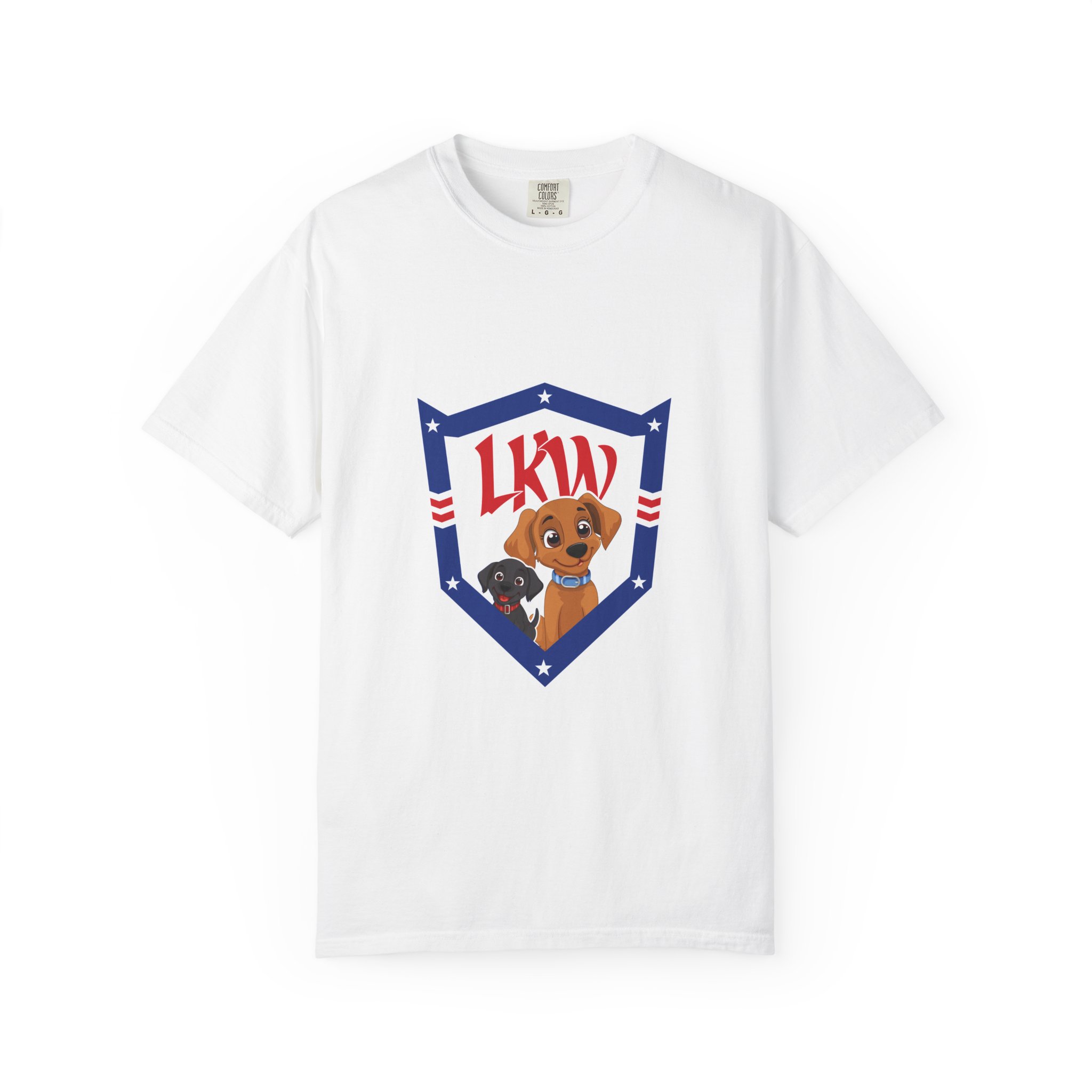 Mission Bring Princess and Her Pup Home Unisex Garment-Dyed T-shirt - Image 2